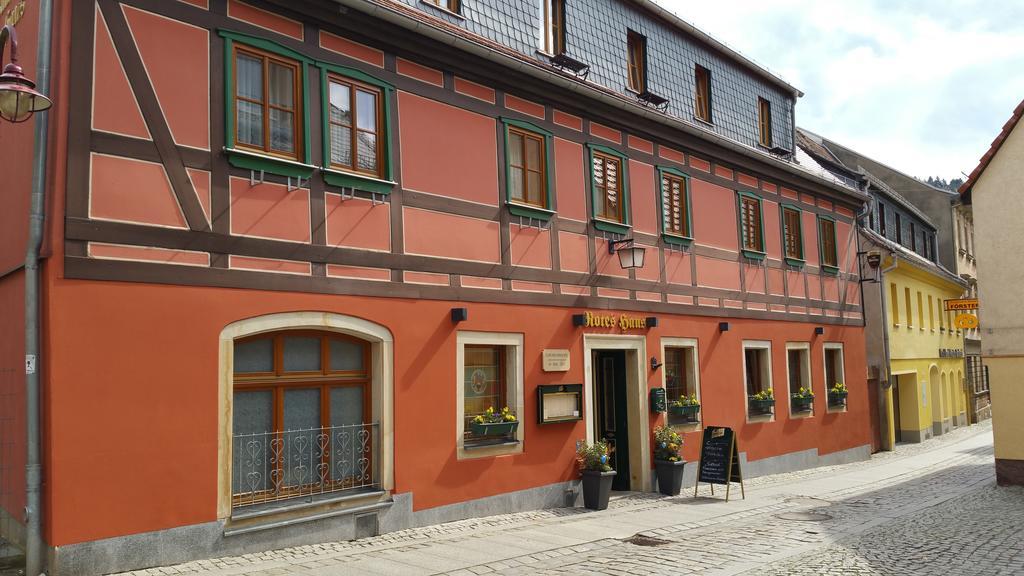 Gasthaus& Pension Zum Roten Haus 巴特尚道 外观 照片