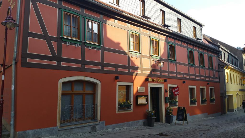 Gasthaus& Pension Zum Roten Haus 巴特尚道 外观 照片